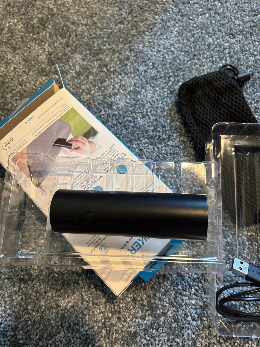 Anker PowerCore 5000 Portable Charger - Black